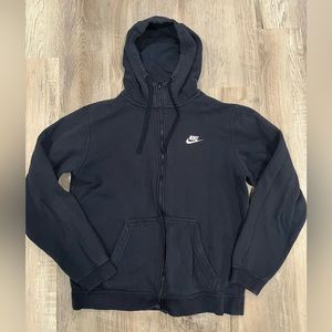 Nike Zip Up Hoodie Jacket Tech Men’s Navy Blue
